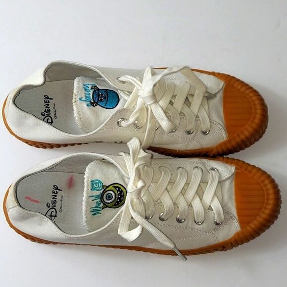 Rare Disney Monsters University Canvas Biscuit Sneakers Sz 8.5 - Picture 4 of 16